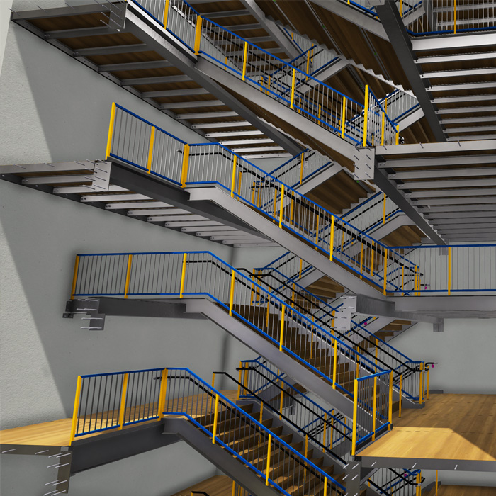 Structural stair detailing
